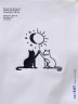 Футболка CatsayODOBRYAYOU BASIC "С вышивкой Котики вместе 0030"