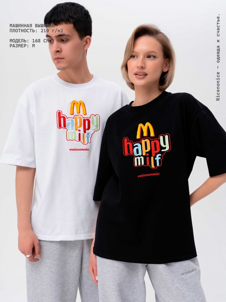 Футболка Nicenonice Classic "Happy milf"