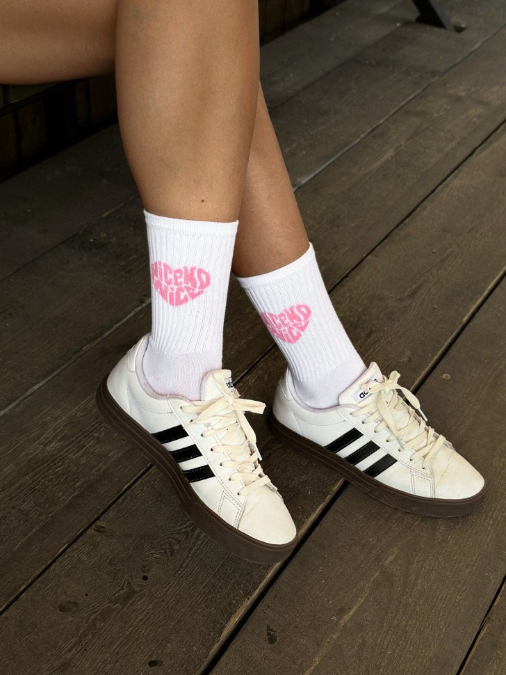 Носки Nicenonice Classic "Logo - Love Pink"
