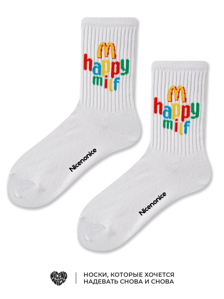 Носки Nicenonice Classic "Happy milf хэппи милф"