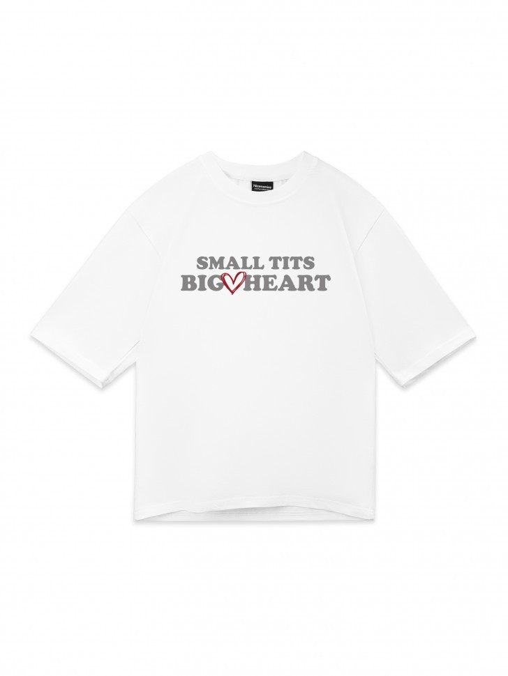 Футболка Nicenonice Classic "Big heart small tits"