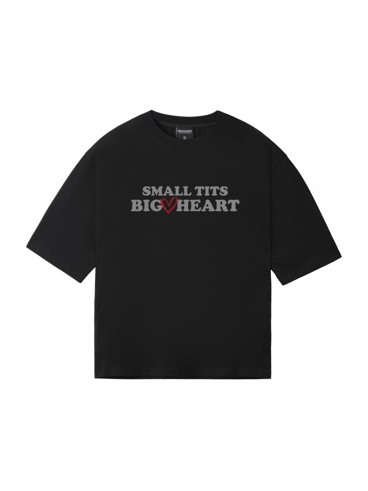 Футболка Nicenonice Classic "Big heart small tits"