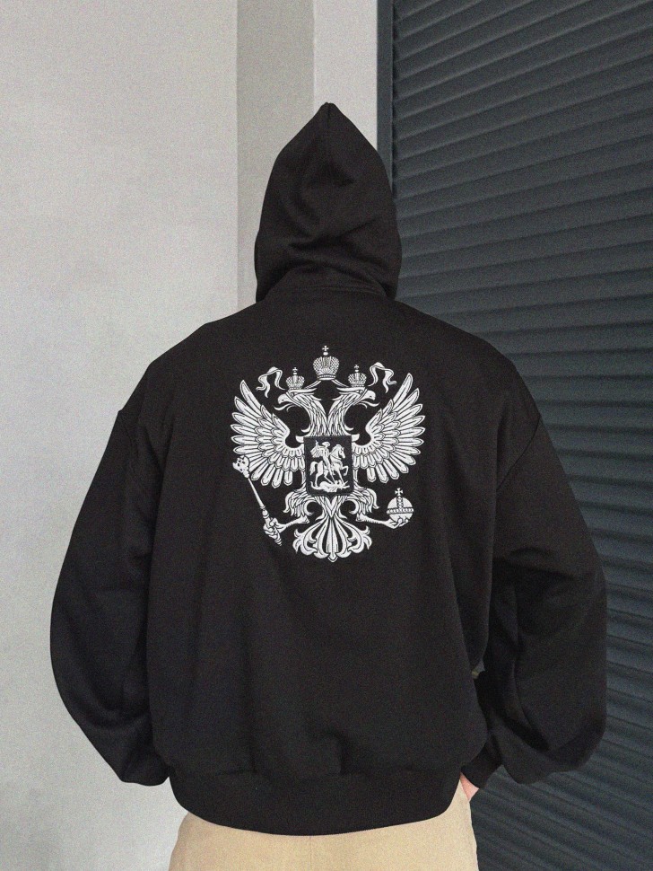 Зип худи с балаклавой Nicenonice BALACLAVA &quot;Вышитый Герб Российской Федерации&quot;
