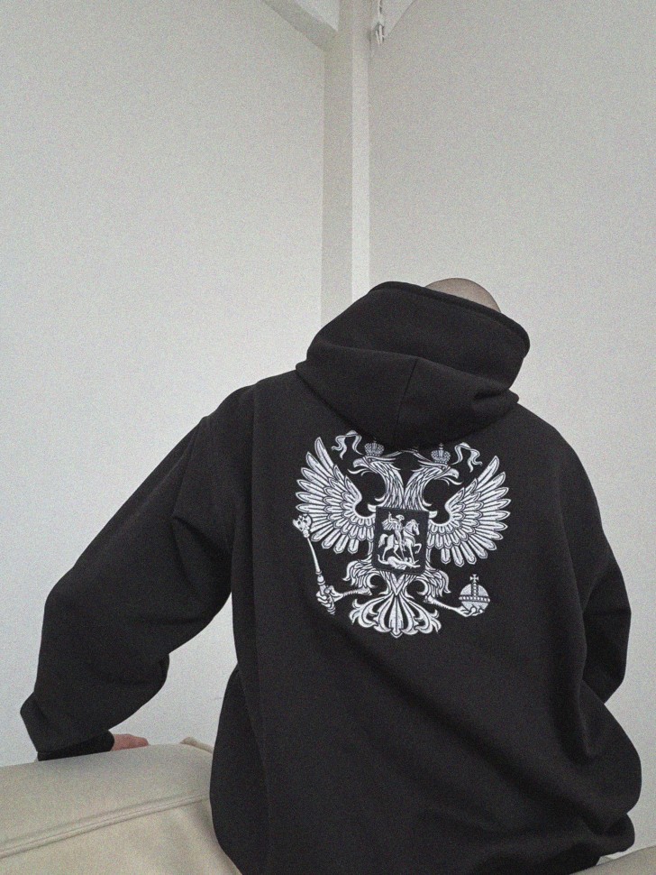 Зип худи с балаклавой Nicenonice BALACLAVA &quot;Вышитый Герб Российской Федерации&quot;