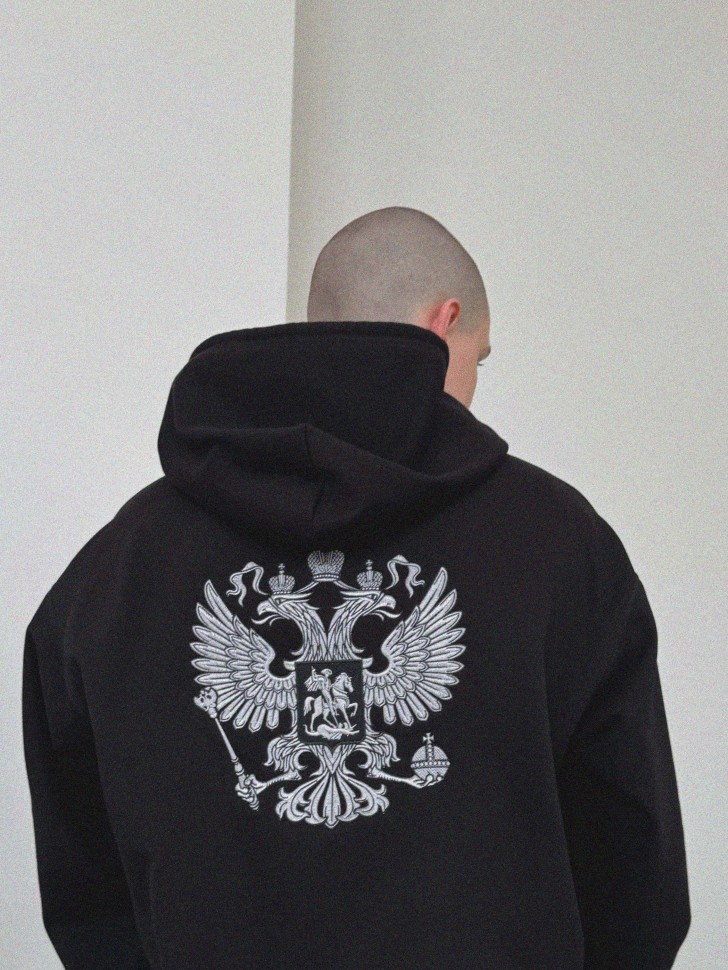 Зип худи с балаклавой Nicenonice BALACLAVA &quot;Вышитый Герб Российской Федерации&quot;